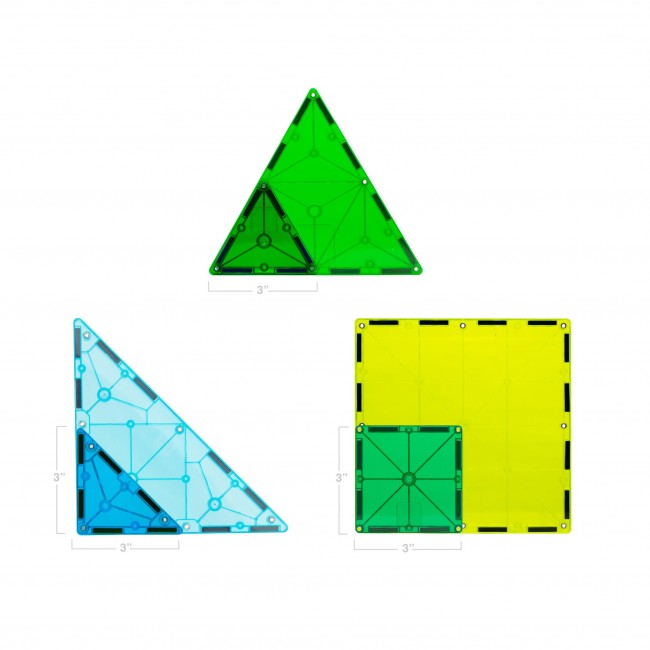 Klocki magnetyczne MAGNA-TILES - Dino World XL 50 el.