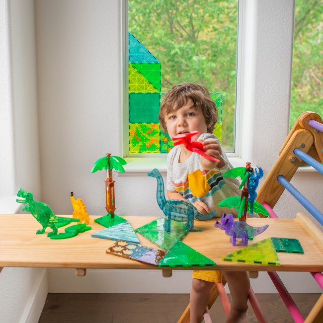 Klocki magnetyczne MAGNA-TILES - Dino World XL 50 el.