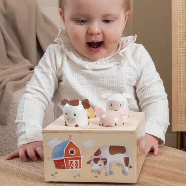 Drewniana zabawka pop-up Little Dutch - Little Farm