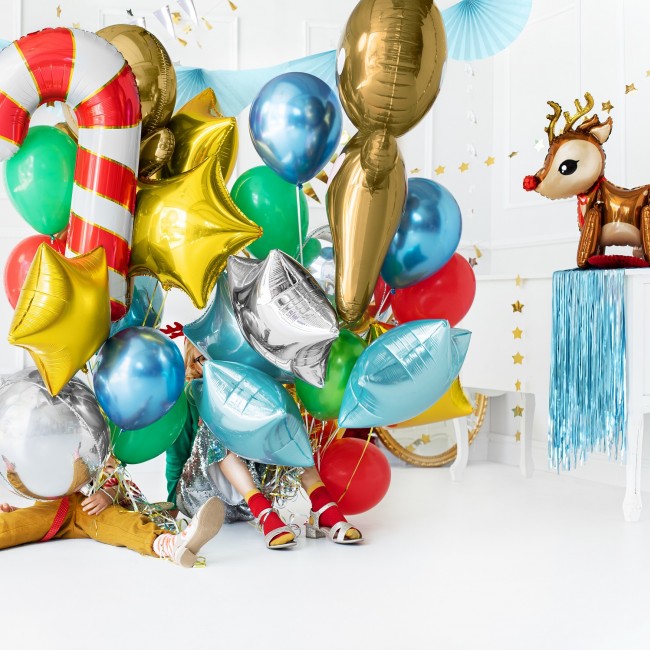 Balon foliowy Party Deco - Renifer 50 x 62 cm
