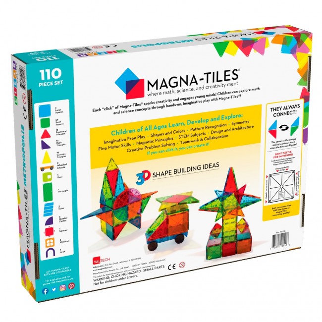 Klocki magnetyczne MAGNA-TILES - Metropolis 110 el.