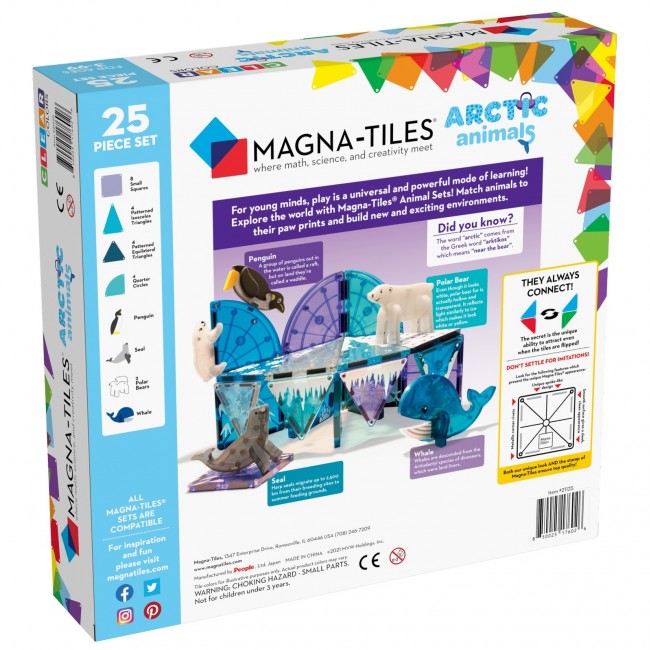 Klocki magnetyczne MAGNA-TILES - Arctic Animals 25 el.