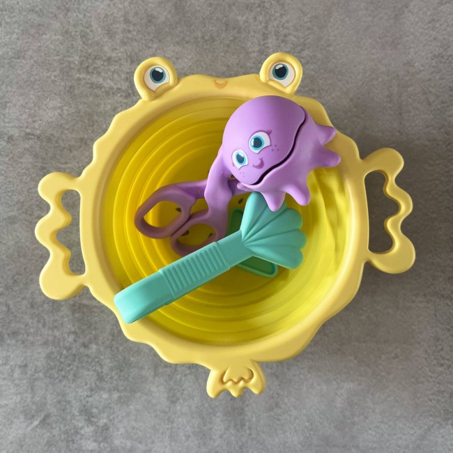 Zestaw zabawek 5w1 rozwijających motorykę małą Glo Pals