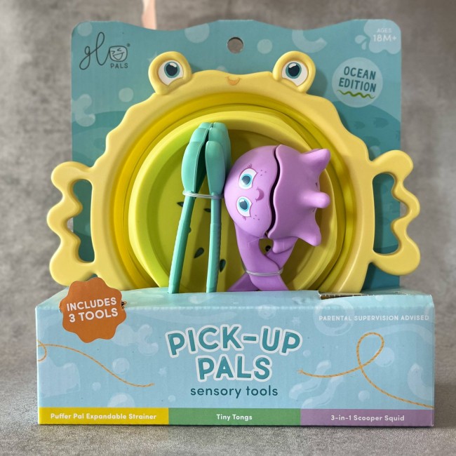 Zestaw zabawek 5w1 rozwijających motorykę małą Glo Pals