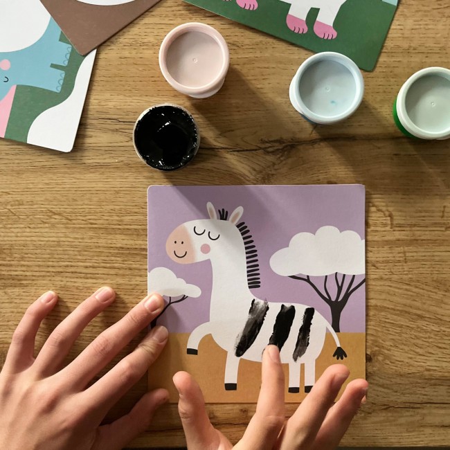 Mój pierwszy zestaw artystyczny Apli Kids - Malowanie palcami