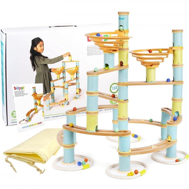 Drewniany kulodrom Boppi - 138 el.