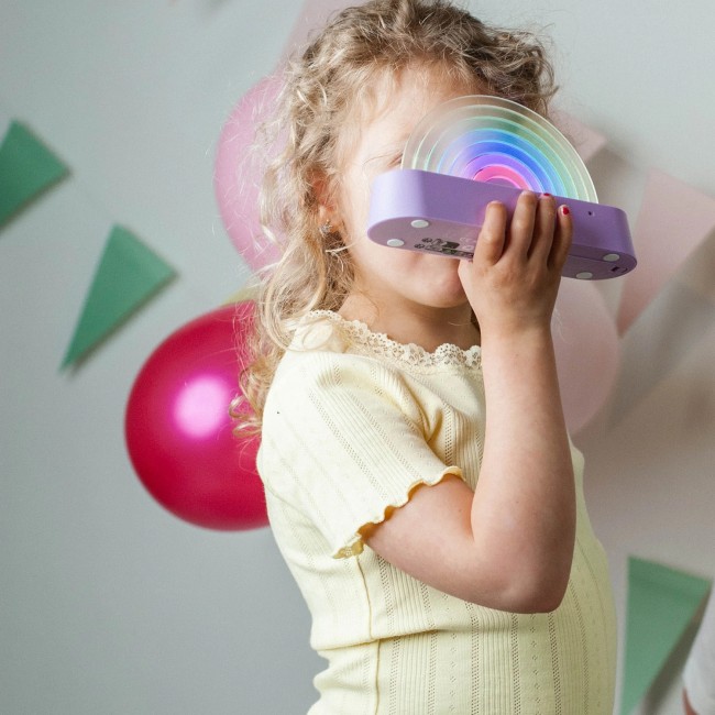 Kolorowa tańcząca lampka Lalarma - Purple