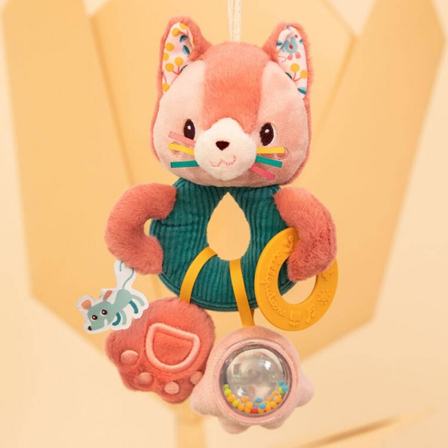 Grzechotka wielofunkcyjna Lilliputiens - Kotka Jeanne 9 m+