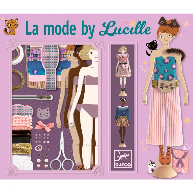Zestaw artystyczny pracownia mody Djeco - Lucille