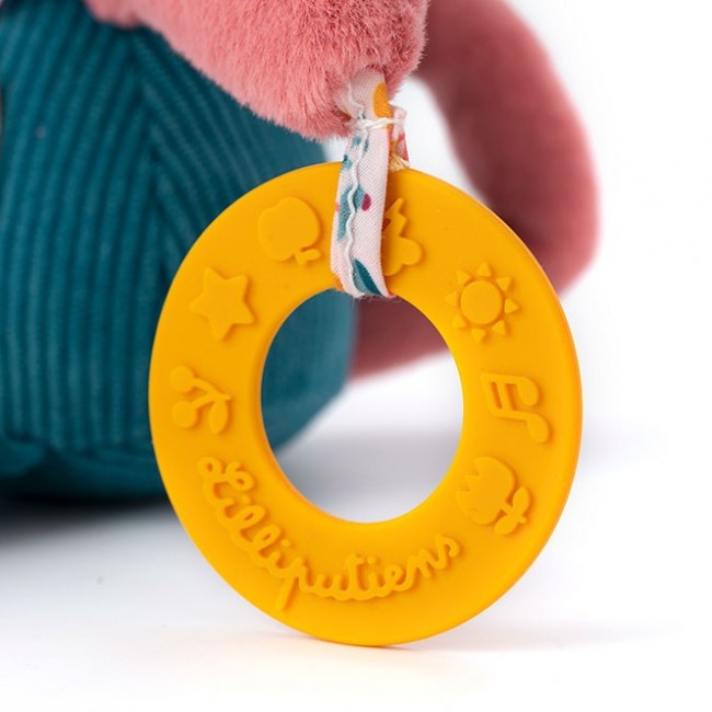 Przytulanka aktywizująca wielofunkcyjna Lilliputiens - Kotka Jeanne 9 m+