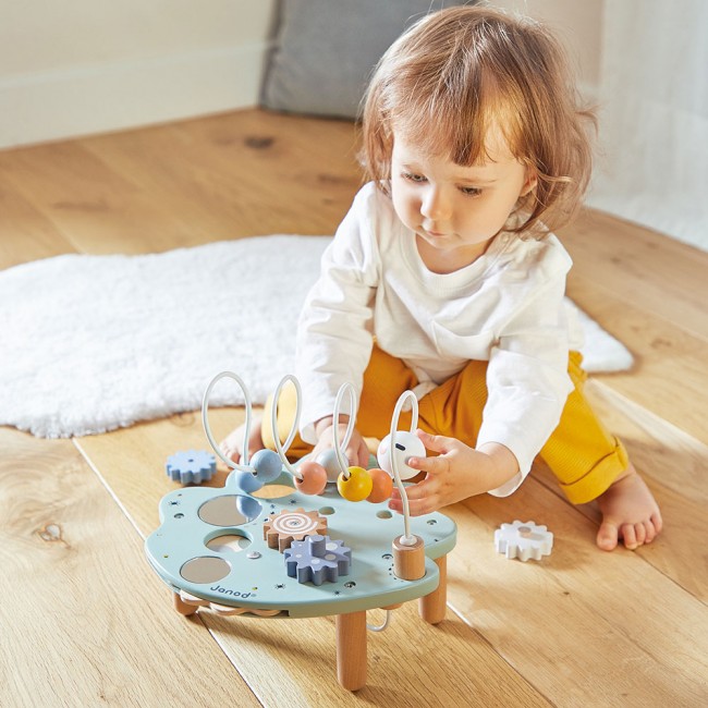 Wielofunkcyjny stolik edukacyjny Janod - Liść Sweet Cocoon 18m+