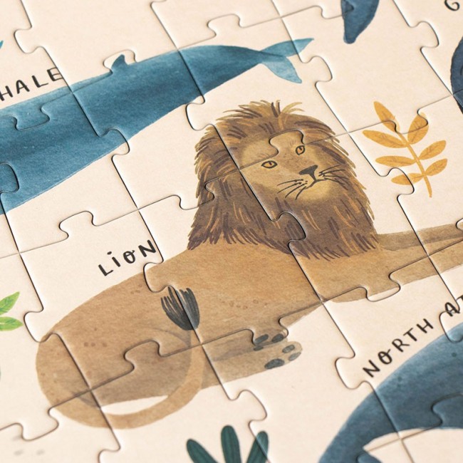 Puzzle Life Londji - Zagrożone gatunki zwierząt 200 el.
