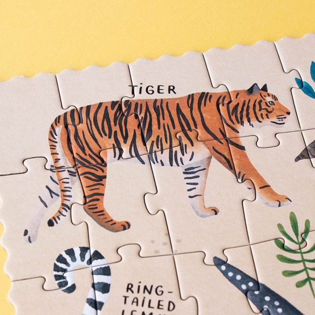 Puzzle Life Londji - Zagrożone gatunki zwierząt 200 el.