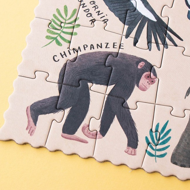 Puzzle Life Londji - Zagrożone gatunki zwierząt 200 el.