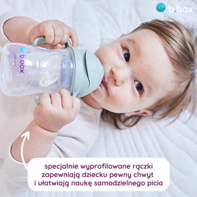 Innowacyjny bidon ze słomką B.box - Latte