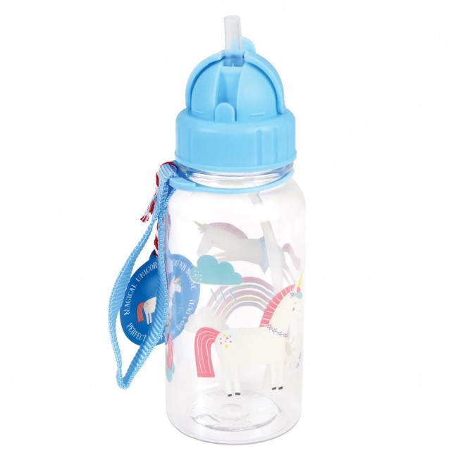 Bidon ze słomką 500 ml Rex London - Magiczny Jednorożec