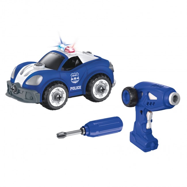 Zestaw do złożenia Buki - Wóz policyjny zdalnie sterowany