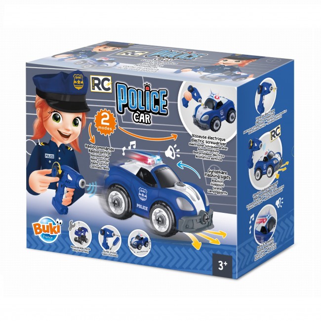 Zestaw do złożenia Buki - Wóz policyjny zdalnie sterowany