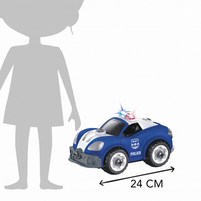 Zestaw do złożenia Buki - Wóz policyjny zdalnie sterowany
