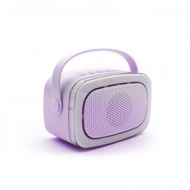 Party karaoke z dwoma mikrofonami Lalarma - Purple