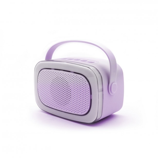 Party karaoke z dwoma mikrofonami Lalarma - Purple