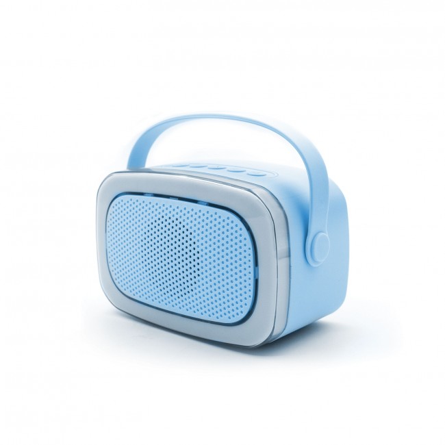 Party karaoke z dwoma mikrofonami Lalarma - Blue