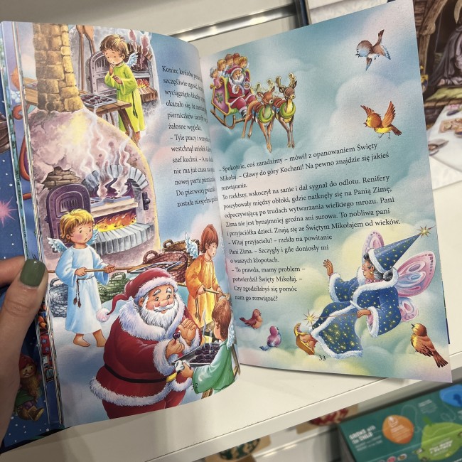 Książka "Opowieści o Świętym Mikołaju" wydawnictwo Siedmioróg
