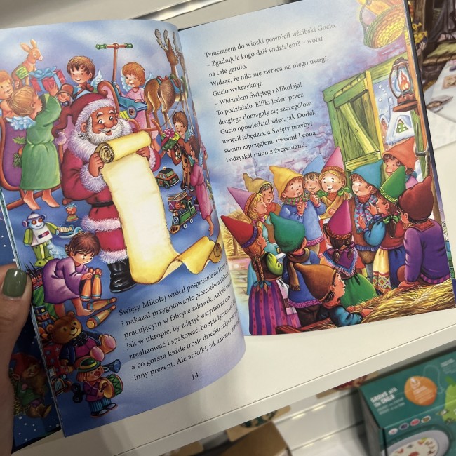 Książka "Opowieści o Świętym Mikołaju" wydawnictwo Siedmioróg