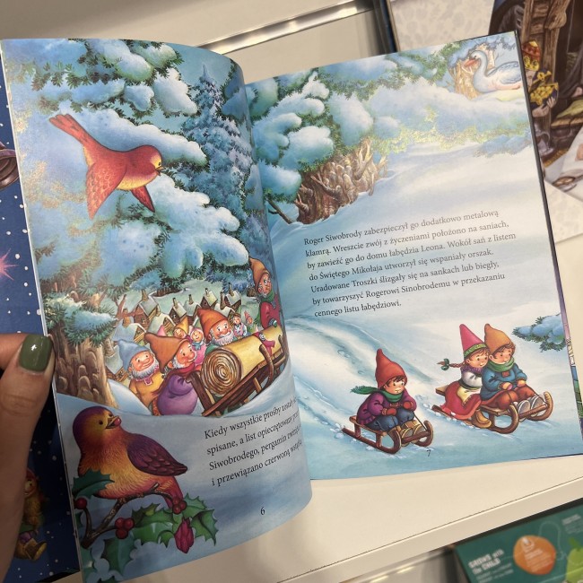 Książka "Opowieści o Świętym Mikołaju" wydawnictwo Siedmioróg