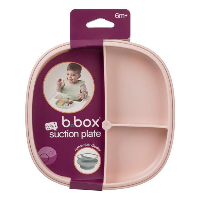 Talerzyk z przyssawką 2w1 B.box - różowy
