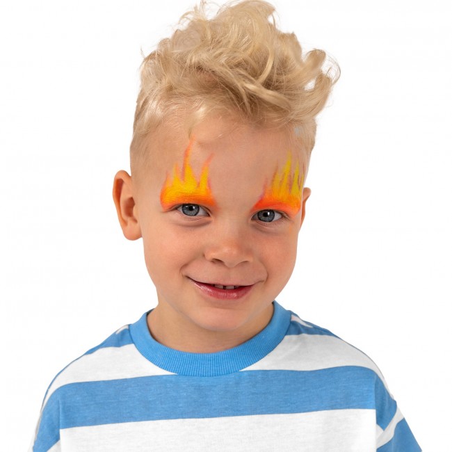 Kredki do malowania twarzy świecące w świetle UV 6 szt. Party Deco