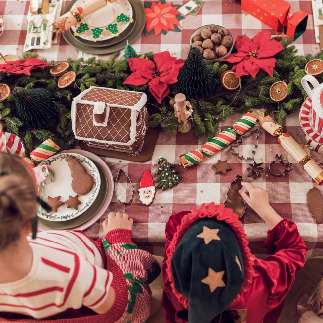 Wykrawacze do ciastek Merry Christmas Party Deco - srebrny