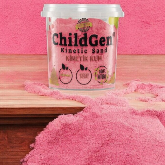 Piasek kinetyczny, 100% naturalny ChildGen - Różowy 500g