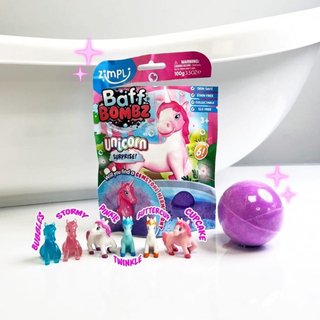 Kula do kąpieli dla dzieci Baff Bombz Zimpli Kids - Unicorn Surprise 1 szt.