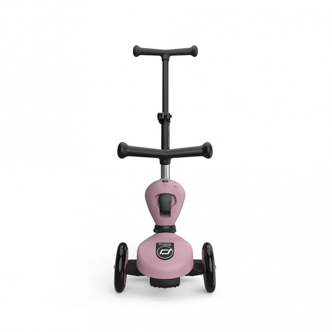 Jeździk i hulajnoga z rączką do prowadzenia Highwaykick 1 Push and Go 2w1 SCOOTANDRIDE 1-5 lat - Wildberry