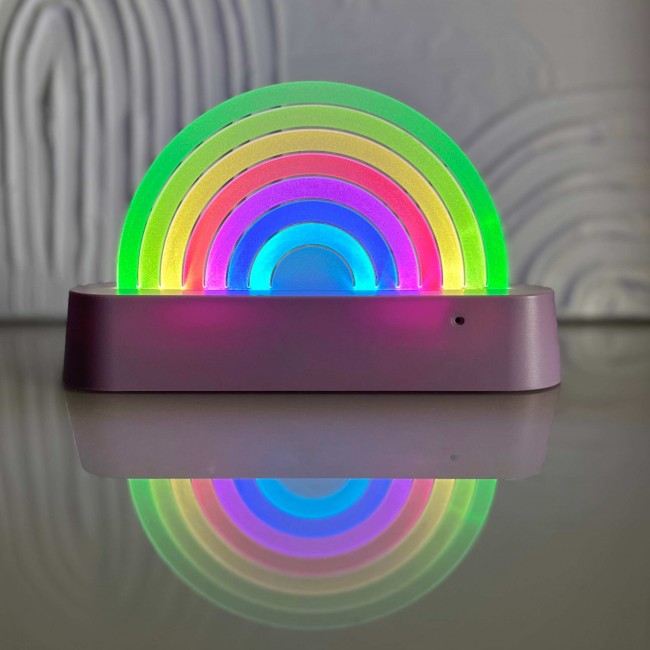 Kolorowa tańcząca lampka Lalarma - Purple