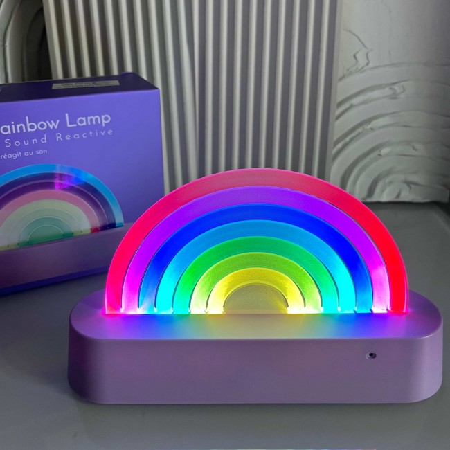 Kolorowa tańcząca lampka Lalarma - Purple