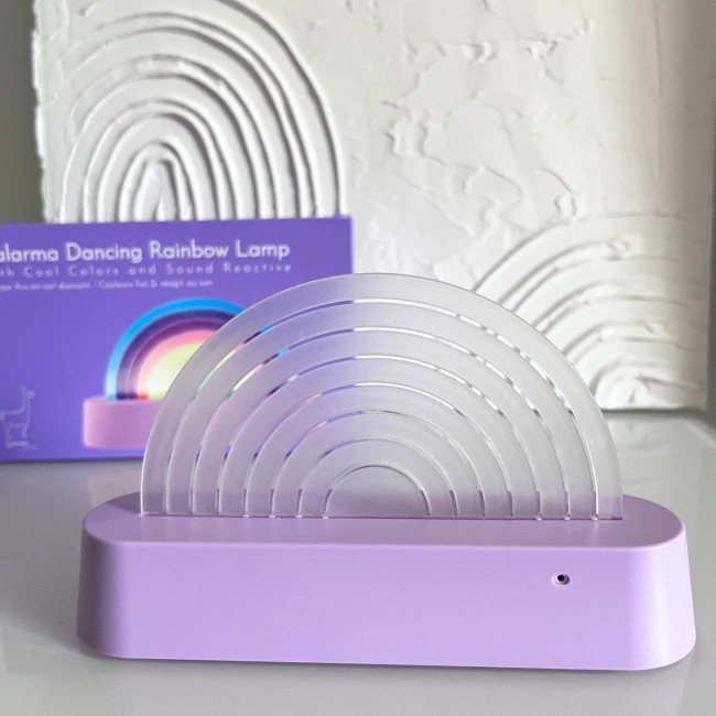 Kolorowa tańcząca lampka Lalarma - Purple