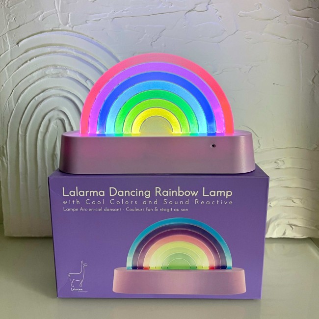 Kolorowa tańcząca lampka Lalarma - Purple