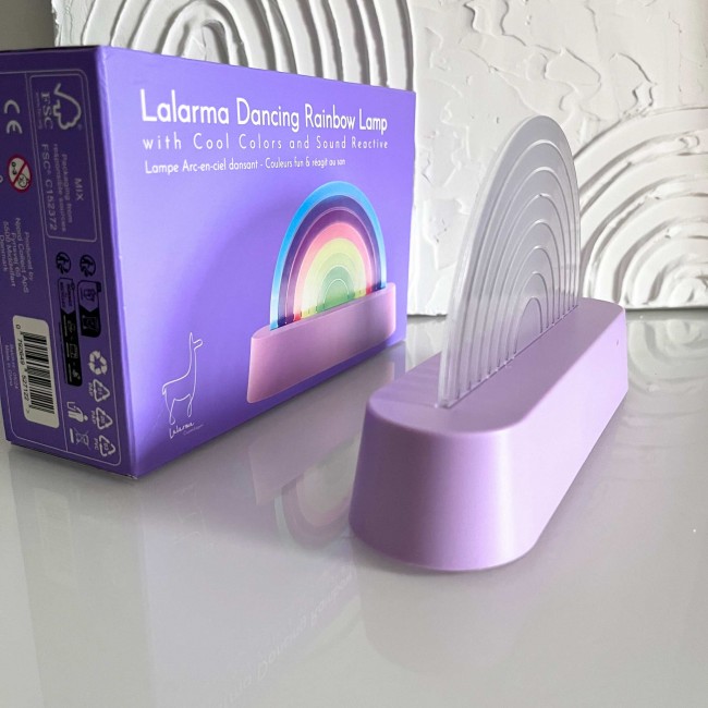 Kolorowa tańcząca lampka Lalarma - Purple