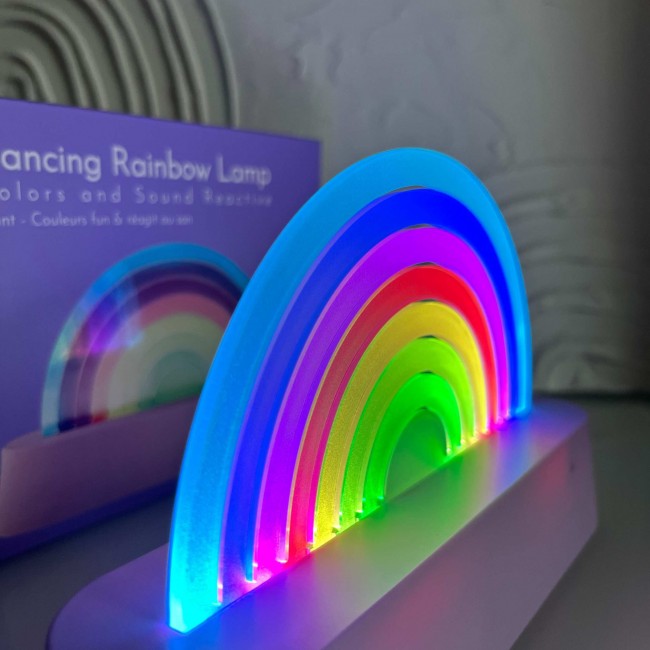 Kolorowa tańcząca lampka Lalarma - Purple