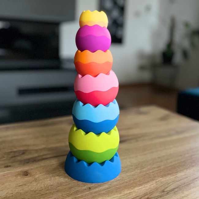 Niezwykła piramida Fat Brain Toys - Tobbles Neo