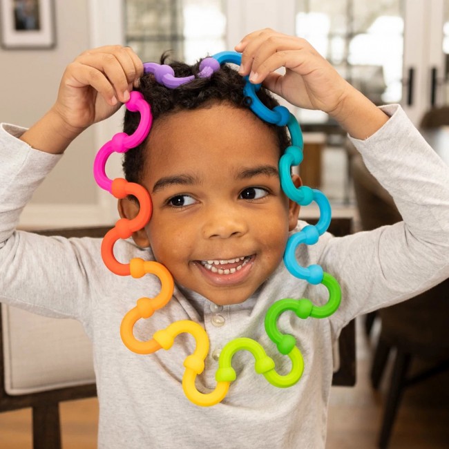 Półokrągłe Klocki Fat Brain Toys - Plip Links