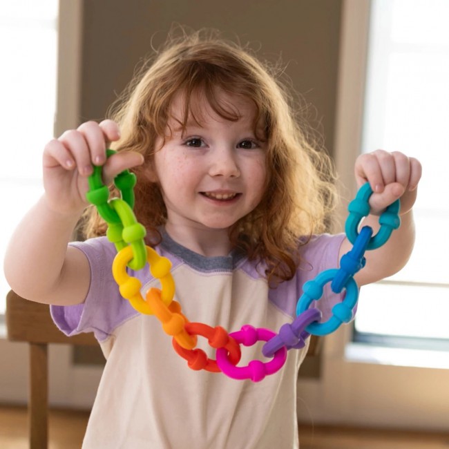 Półokrągłe Klocki Fat Brain Toys - Plip Links