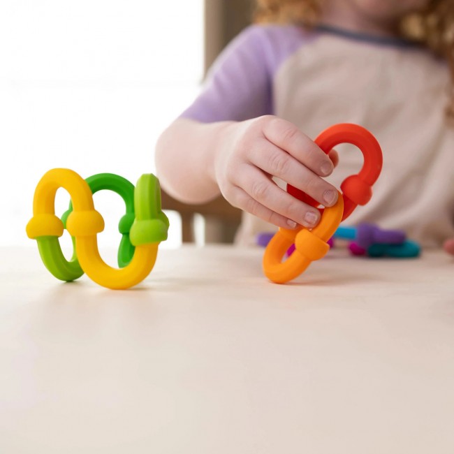 Półokrągłe Klocki Fat Brain Toys - Plip Links