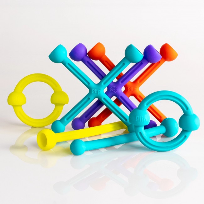 Silikonowe Klocki Fat Brain Toys - Plip Kit