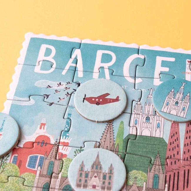 Puzzle z grą obserwacyjną Londji - Barcelona 50 el.