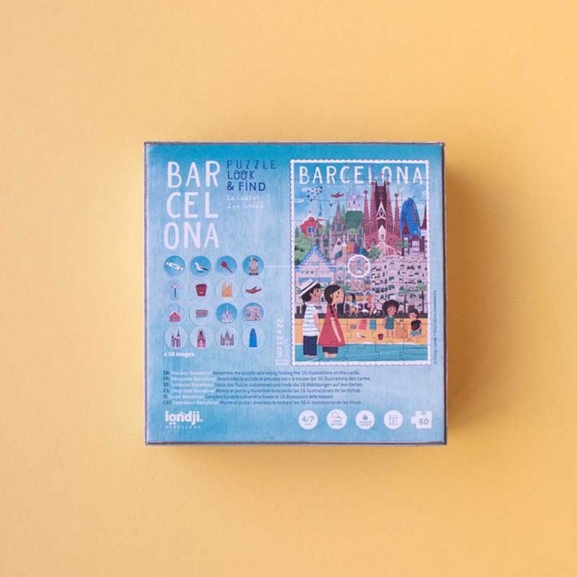 Puzzle z grą obserwacyjną Londji - Barcelona 50 el.