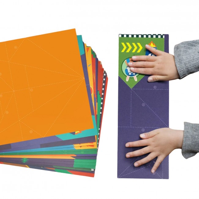 Origami z naklejkami mideer - Papierowe samoloty