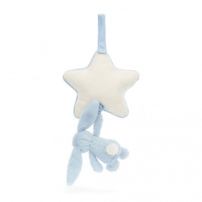 Pozytywka króliczek Jellycat z gwiazdką - Jasno Niebieska 30 cm